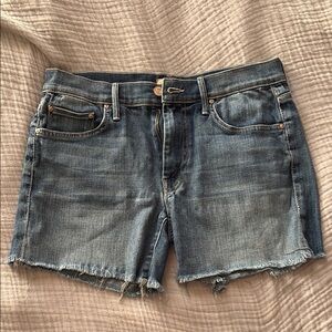 MOTHER Women's Blue Jean Shorts
